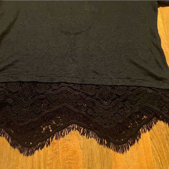 Generation Love x Revolve Martha Lace Cold Shoulder Top 100% Linen - Size Large - Picture 10 of 10